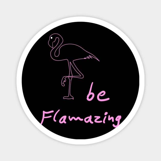 Flamingos flamingo Magnet by Johnny_Sk3tch